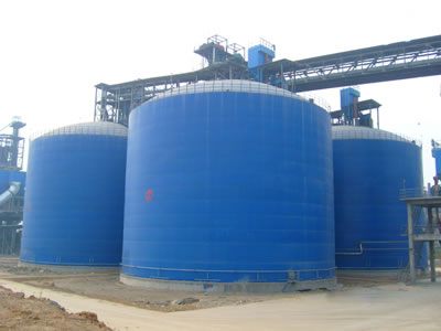 沿河水泥钢板库改造